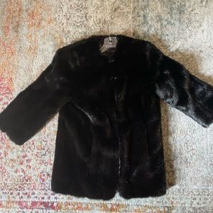 St. John Faux fur coat by Marie Gray collection